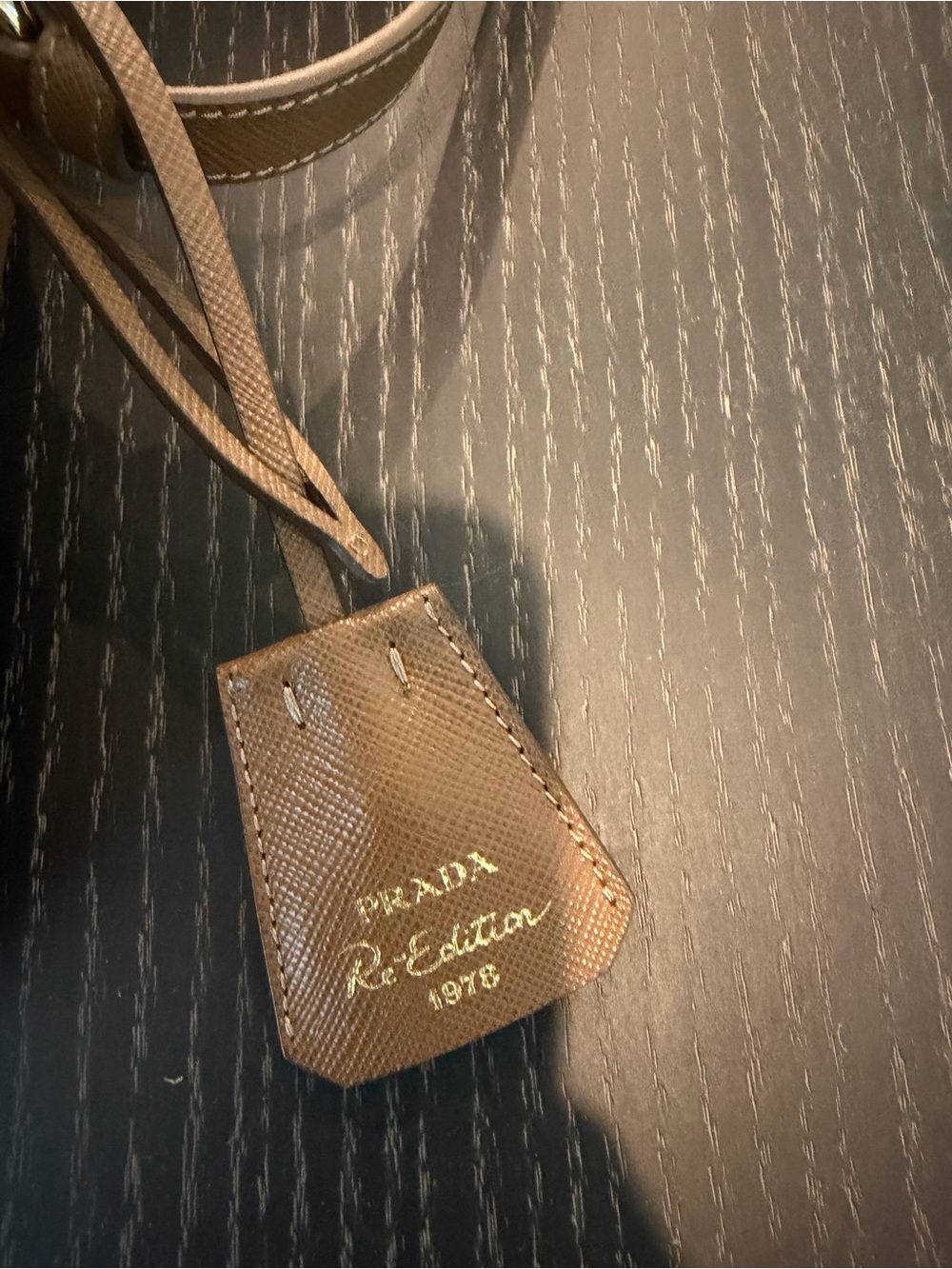 Prada cognac re-Nylon camera crossbody Bag with Leather Trim; worn 10 times max - Picture 3 of 16